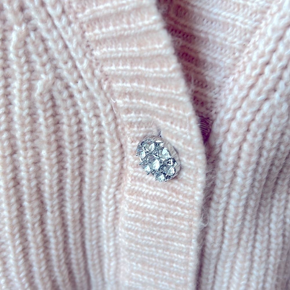 WHBM White House black market pink women’s sweater large - Picture 2 of 8